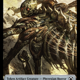 Phyrexian Golem // Phyrexian Horror Double-Sided Token [March of the Machine Commander Tokens]