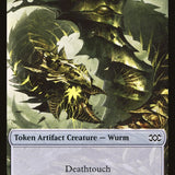 Treasure // Wurm (029) Double-Sided Token [Double Masters Tokens]