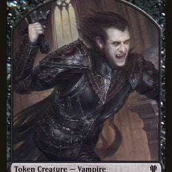 Vampire // Zombie Double-Sided Token [Commander 2017 Tokens]