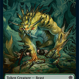 Beast // Beast Double-Sided Token [Starter Commander Decks]