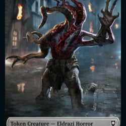 Horror // Eldrazi Horror Double-Sided Token [Commander Legends: Battle for Baldur's Gate Tokens]