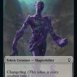 Kor Warrior // Shapeshifter (023) Double-Sided Token [Commander Legends: Battle for Baldur's Gate Tokens]