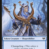 Elf Warrior // Shapeshifter Double-Sided Token [Kaldheim Tokens]