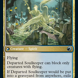 Devoted Grafkeeper // Departed Soulkeeper [Innistrad: Midnight Hunt]