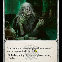 Bloodrot Pox // Frailty [LGS125 // LGS126] (Promo)  Cold Foil