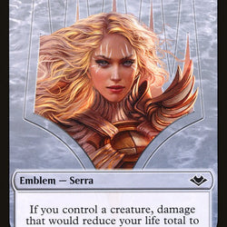 Illusion (005) // Serra the Benevolent Emblem (020) Double-Sided Token [Modern Horizons Tokens]