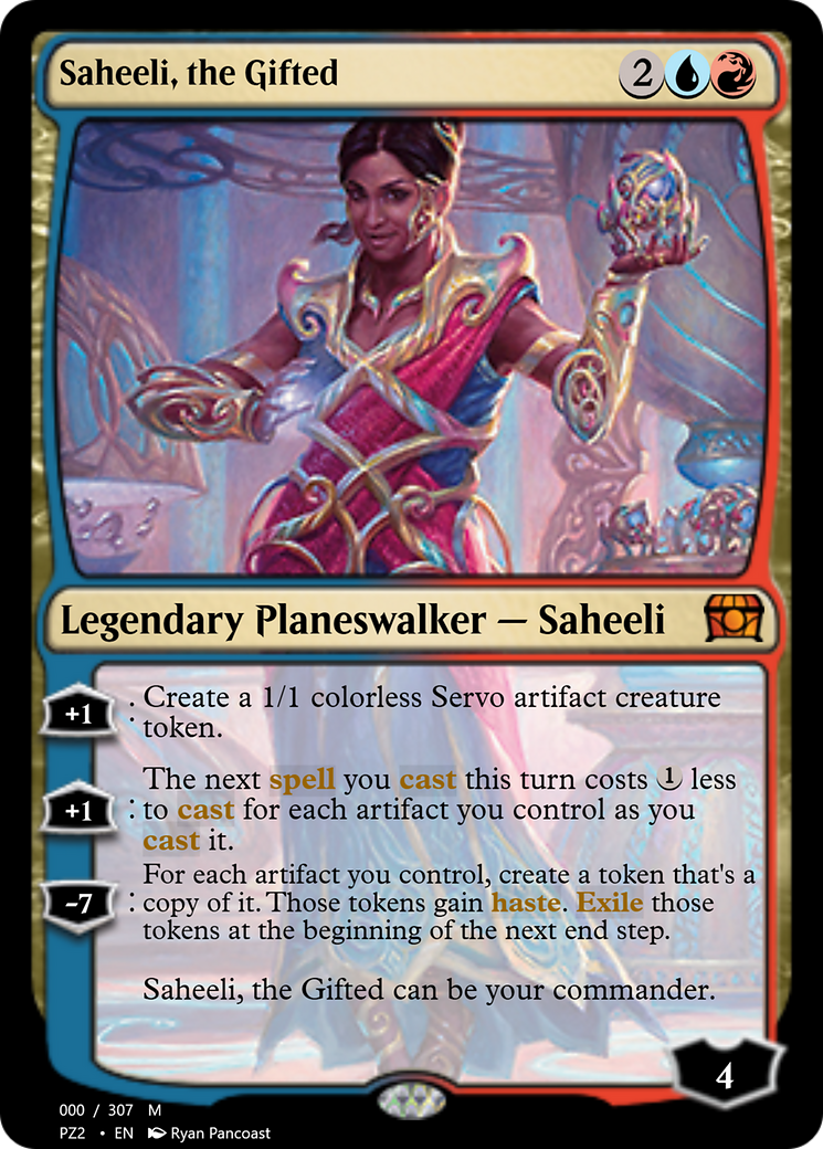 Saheeli, the Gifted (PZ2-70685) [Treasure Chest] Foil