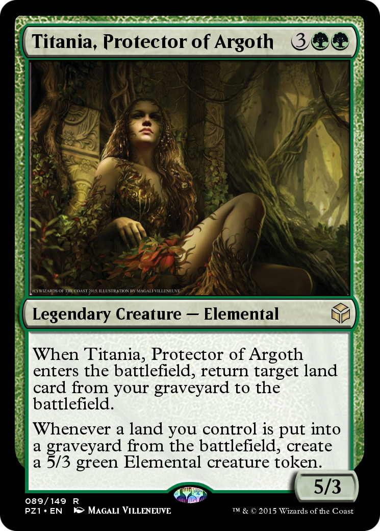 Titania, Protector of Argoth (PZ1-089) [Legendary Cube Prize Pack] Foil