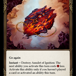 Amulet of Ignition [EVR179] (Everfest)  1st Edition Normal