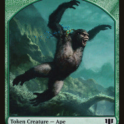 Ape // Zombie (011/036) Double-Sided Token [Commander 2014 Tokens]
