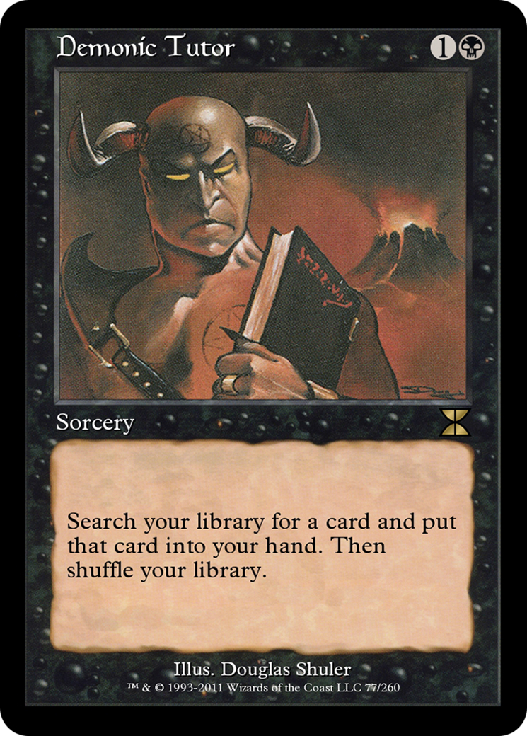Demonic Tutor (ME4-077) [Masters Edition IV]