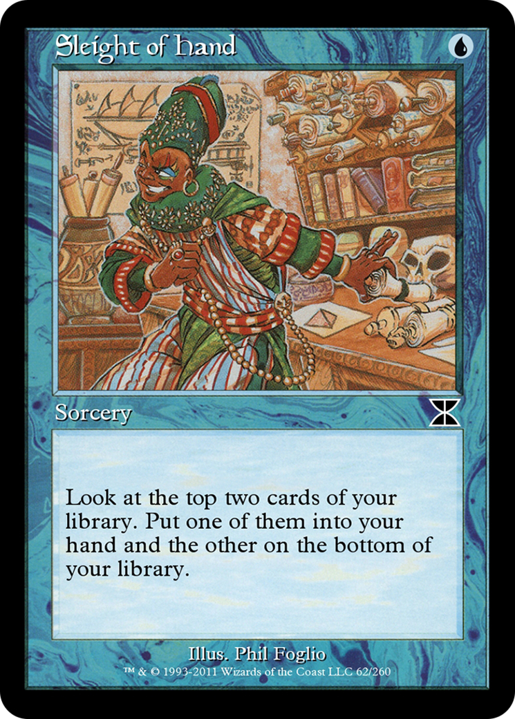 Sleight of Hand (ME4-062) [Masters Edition IV] Foil