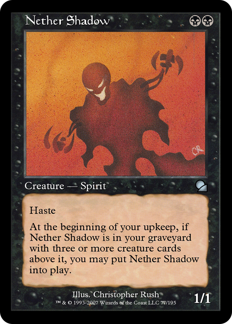 Nether Shadow (ME1-077) [Masters Edition] Foil
