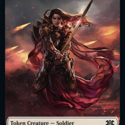 Faerie Rogue // Soldier Double-Sided Token [Double Masters 2022 Tokens]