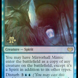 Mirrorhall Mimic // Ghastly Mimicry [Innistrad: Crimson Vow Prerelease Promos]