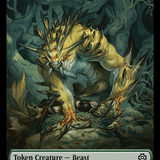 Beast // Merfolk (0003) Double-Sided Token [The Lost Caverns of Ixalan Commander Tokens]