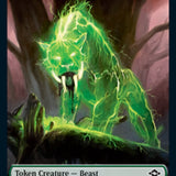 Beast // Clue (14) Double-Sided Token [Modern Horizons 2 Tokens]