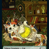 Dog // Cat Double-Sided Token [Secret Lair Commander Deck: Raining Cats and Dogs Tokens]