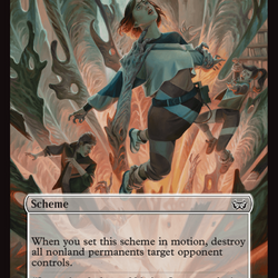 Behold the Power of Destruction (Full Art) [Duskmourn: Archenemy]