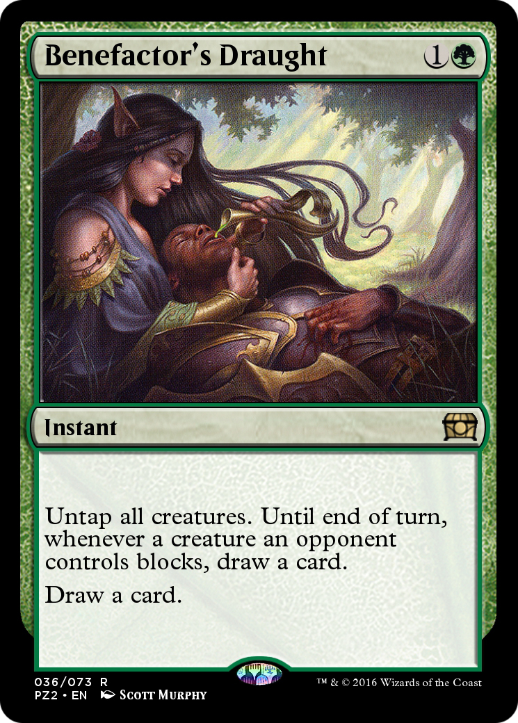 Benefactor's Draught (PZ2-036) [Treasure Chest] Foil