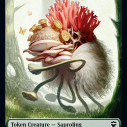 Illusion // Saproling Double-Sided Token [Commander Legends Tokens]