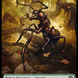 Zombie (005) // Insect Double-Sided Token [Innistrad: Midnight Hunt Tokens]