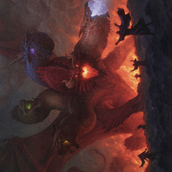Tiamat // Tiamat (AAFR-026) (Borderless) [Adventures in the Forgotten Realms Art Series] Foil