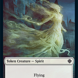 Bird // Spirit Double-Sided Token [Starter Commander Decks]