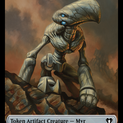 Eldrazi Scion // Myr Double-Sided Token [Commander Masters Tokens]