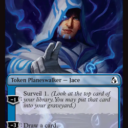 Cadet // Jace Double-Sided Token [Reality Fracture Tokens]