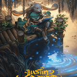 Tamiyo, Field Researcher // Tamiyo, Field Researcher (ABLB-054) (Borderless) [Bloomburrow Art Series] Foil