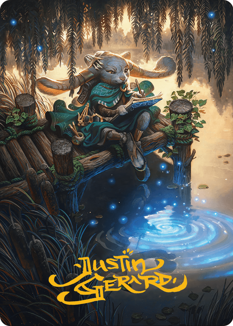 Tamiyo, Field Researcher // Tamiyo, Field Researcher (ABLB-054) (Borderless) [Bloomburrow Art Series] Foil