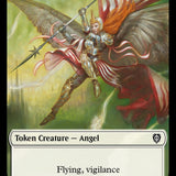 Soldier (008) // Angel Double-Sided Token [Phyrexia: All Will Be One Commander Tokens]