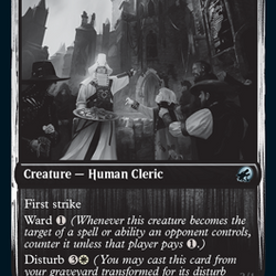 Chaplain of Alms // Chapel Shieldgeist [Innistrad: Double Feature]