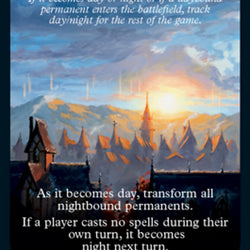 Day // Night Double-Sided Token [Innistrad: Crimson Vow Tokens]