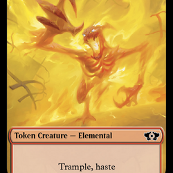 Elemental (2) // Phyrexian Hydra (11) Double-Sided Token [March of the Machine Tokens]