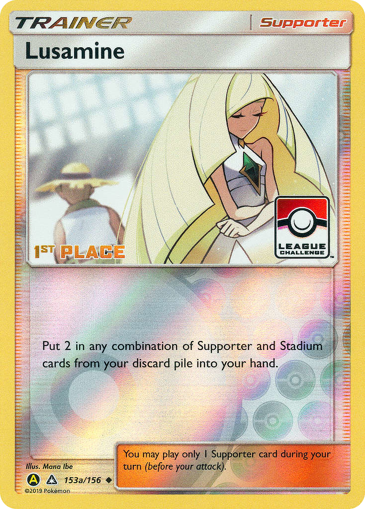 Lusamine - 153a [Ultra Prism] - Reverse Holofoil
