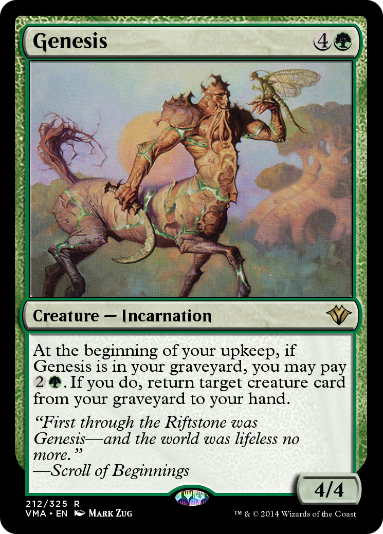 Genesis (VMA-212) [Vintage Masters] Foil