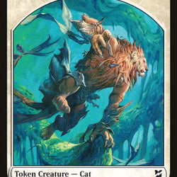 Angel // Cat Double-Sided Token [Commander 2018 Tokens]