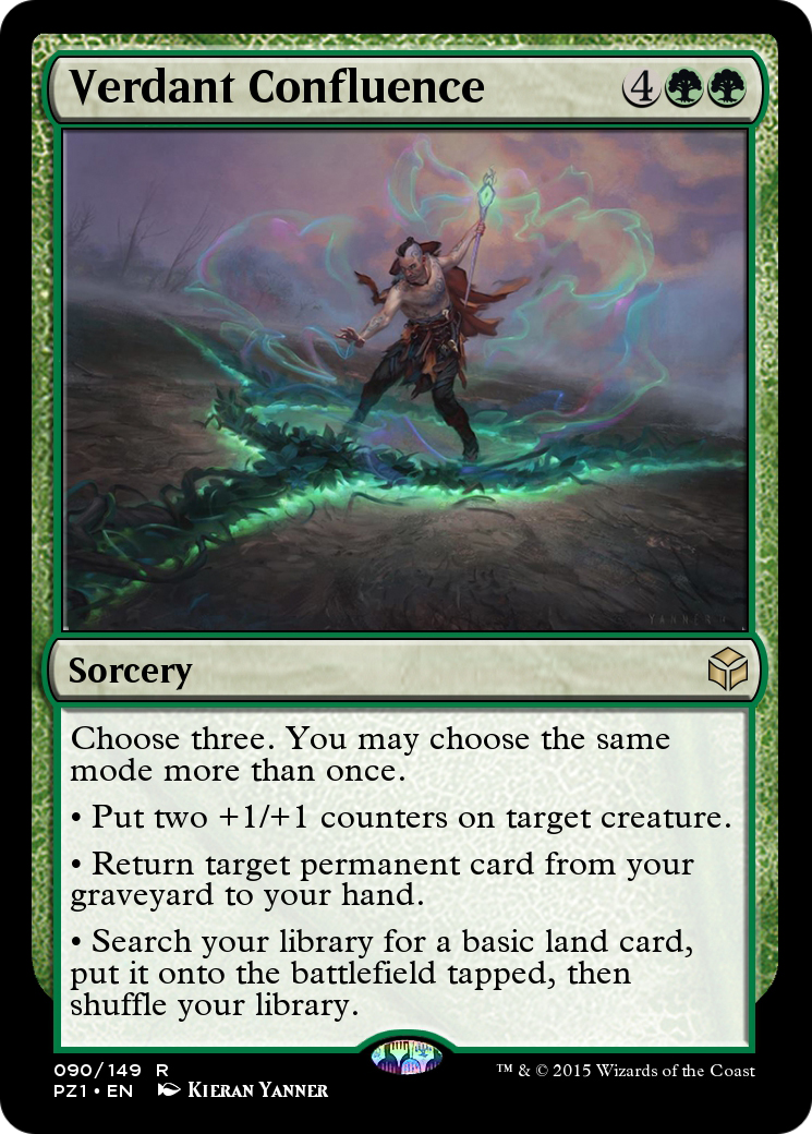 Verdant Confluence (PZ1-090) [Legendary Cube Prize Pack]
