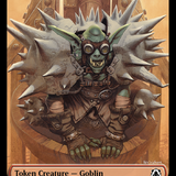 Goblin // Sliver Double-Sided Token [March of the Machine Commander Tokens]