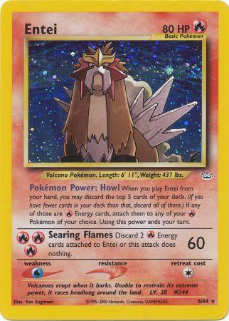 Entei - 6/64 [Neo Revelation] - Unlimited Holofoil