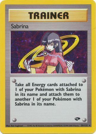Sabrina - 20/132 [Gym Challenge] - Unlimited Holofoil