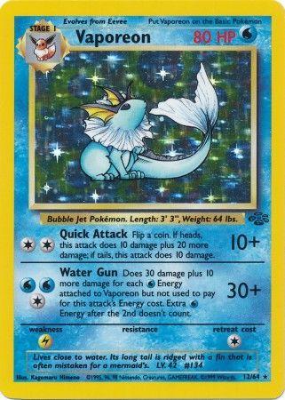 Vaporeon - 12/64 [Jungle] - Unlimited Holofoil