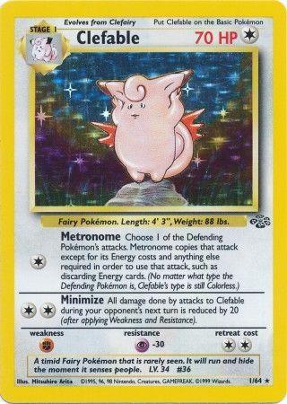 Clefable - 1/64 [Jungle] - Unlimited Holofoil