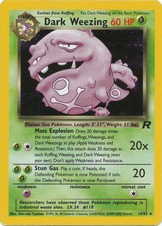 Dark Weezing - 14/82 [Team Rocket] - Unlimited Holofoil
