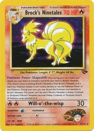 Brock's Ninetales - 3/132 [Gym Challenge] - Unlimited Holofoil