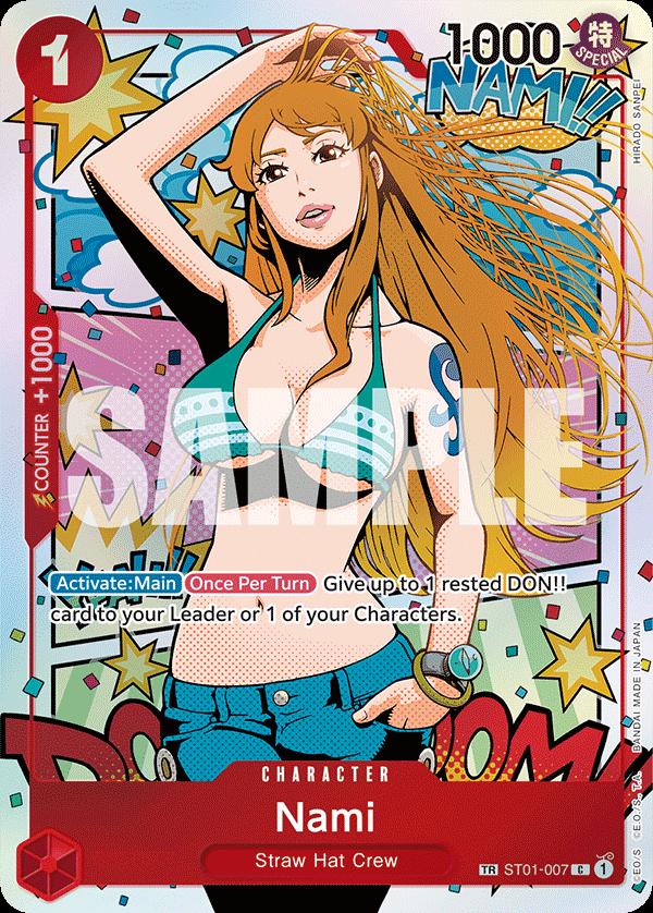 CGC 10 Nami [Treasure Rare] ST01-007