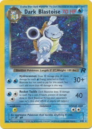 Dark Blastoise - 3/82 [Team Rocket] - Unlimited Holofoil