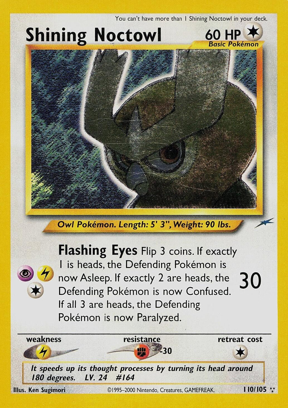Shining Noctowl - 110/105 [Neo Destiny] - Unlimited Holofoil